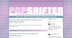 Desktop Screenshot of popshifter.com