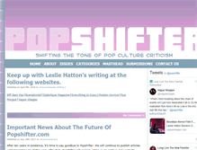 Tablet Screenshot of popshifter.com
